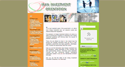 Desktop Screenshot of iran-investment.org
