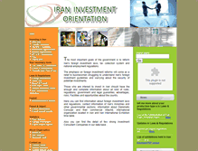 Tablet Screenshot of iran-investment.org